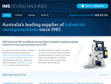 Tablet Screenshot of imsmachines.com